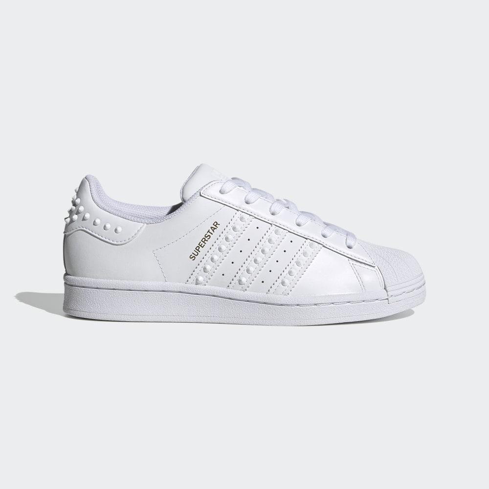 Originals Adidas Superstar Dama Romania - Albi/Aurii Metal FV3397
